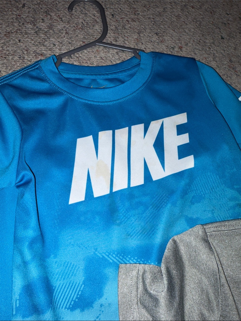 Nike Kids Short Sleeve Active Tees - Blue, Gray, Navy, Green set of 5-all size 6 - Picture 6 of 7